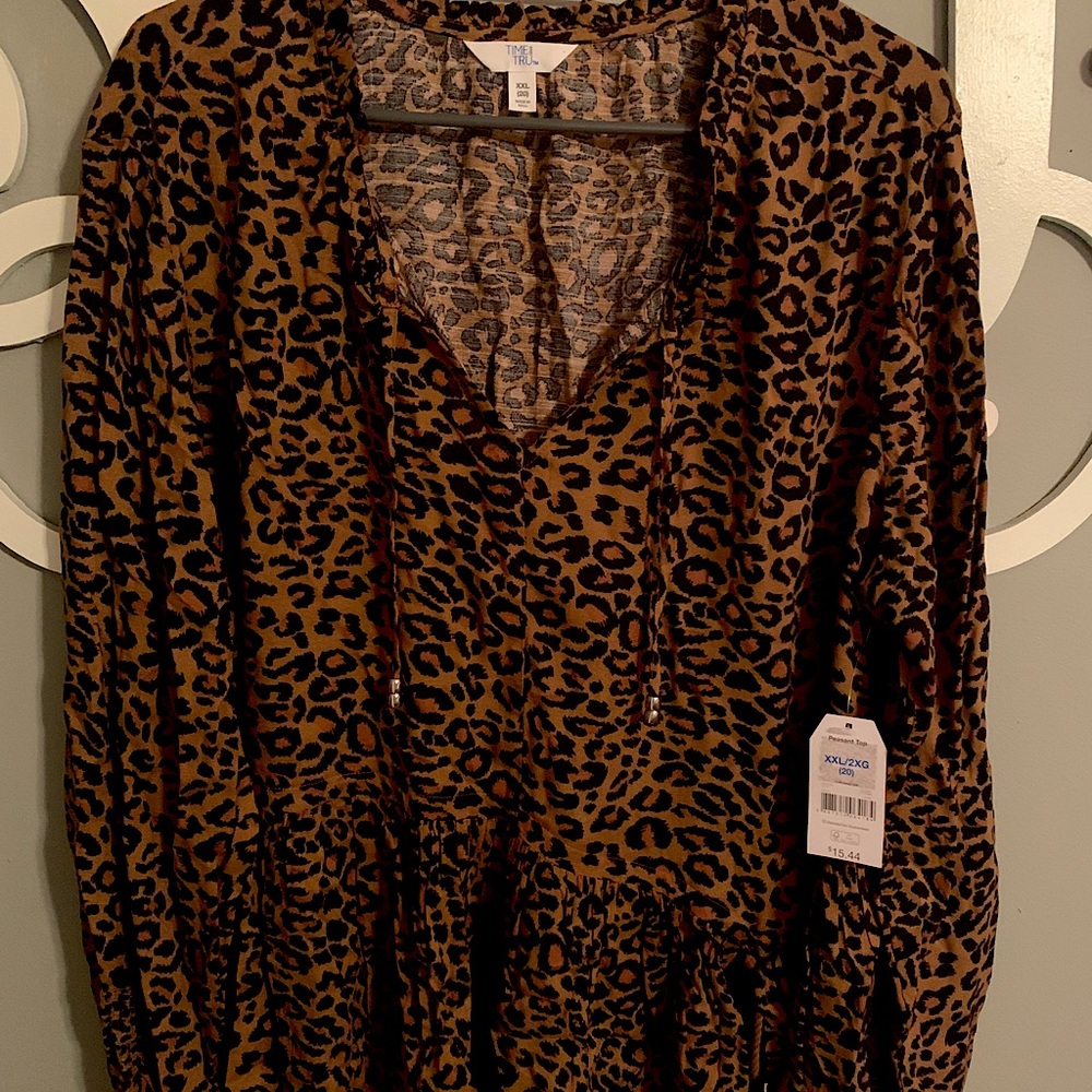 Cheetah Blouse